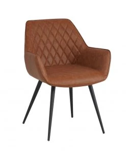 Dimehouse Cara Esszimmerstuhl Industrial - Braun