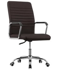 VidaXL Bürostuhl Drehbar Stoff - Braun