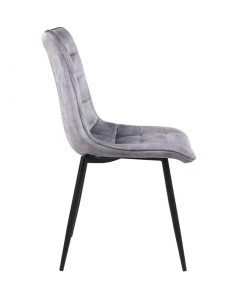 KAWOLA Stuhl CLARA Esszimmerstuhl Velvet - Grau -Deutschland Stühle Verkaufs-Shop 8e7132d6e53c419498d129111413647e