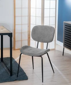 Urban Meuble Essstühle CLEON TERRY GREY A(2er-Set) - Grau -Deutschland Stühle Verkaufs-Shop 8eba6724368a45728c72adf7221fbe1c