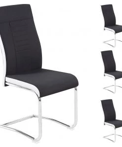 CARO-Möbel Esszimmerstuhl ALBA (4er-Set)