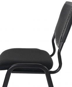 HWC Besucherstuhl T401 Stapelbar (2er Set) - Schwarz - Schwarz -Deutschland Stühle Verkaufs-Shop 9005b3e64336420fa742ffd485bc1d6c