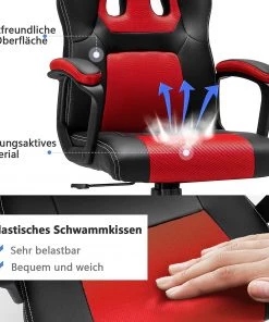 Costway Gaming Stuhl Computerstuhl -Deutschland Stühle Verkaufs-Shop 90c6fb84e09b4452a7f3feee75a4a8ba