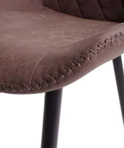 Esszimmerstuhl HWC-E56 (6er Set) - Braun - Textil -Deutschland Stühle Verkaufs-Shop 91c9f5d614104d0283d24dd0850b8aad