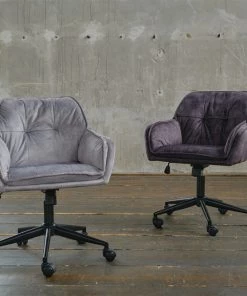 KAWOLA Bürostuhl Schreibtischstuhl TERRY Velvet - Anthrazit 10 KAWOLA Bürostuhl Schreibtischstuhl TERRY Velvet - Anthrazit -Deutschland Stühle Verkaufs-Shop 91d31d33675f495288fb9763a44fb072