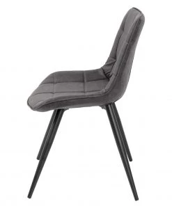 6x Esszimmerstuhl HWC-E57 - Grau - Kunstleder -Deutschland Stühle Verkaufs-Shop 92bddbb1399f4f099d1278d66014c92f