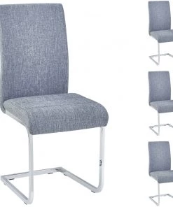 IDIMEX Schwingstuhl LETICIA (4er-Set)