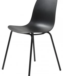 Ebuy24 Whims Esszimmerstuhl - Schwarz