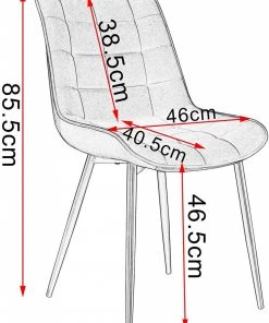 Woltu Esszimmerstuhl Elif Ⅰ - Schwarz -Deutschland Stühle Verkaufs-Shop 9883a2c612cb48808b97eca2c109f1ba