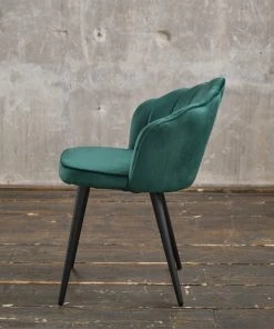 KAWOLA Stuhl SALLY Velvet Fuß schwarz - Grün -Deutschland Stühle Verkaufs-Shop 98be5bec556f4ff18f18cf562d096a2f