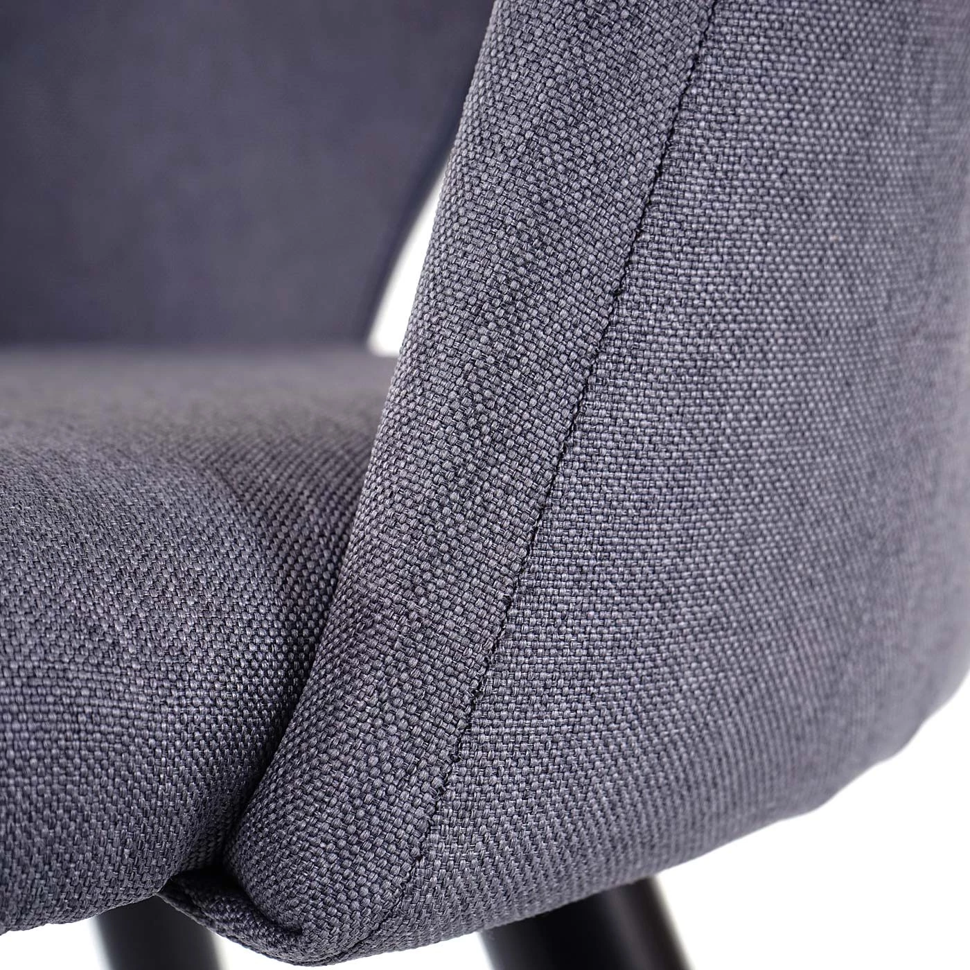 Esszimmerstuhl HWC-D73 (2er Set) - Grau 6 Esszimmerstuhl HWC-D73 (2er Set) - Grau – Bild 6