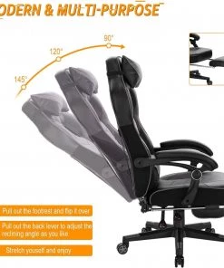 Woltu Gaming Stuhl Andreas - Schwarz - Grau 16 Woltu Gaming Stuhl Andreas - Schwarz - Grau -Deutschland Stühle Verkaufs-Shop 9b60db18459349688272363af15d2d47