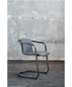 KAWOLA Esszimmerstuhl FILLY Leder - Grau -Deutschland Stühle Verkaufs-Shop 9c97d36e05754f5488afef9c4fcaf7a1