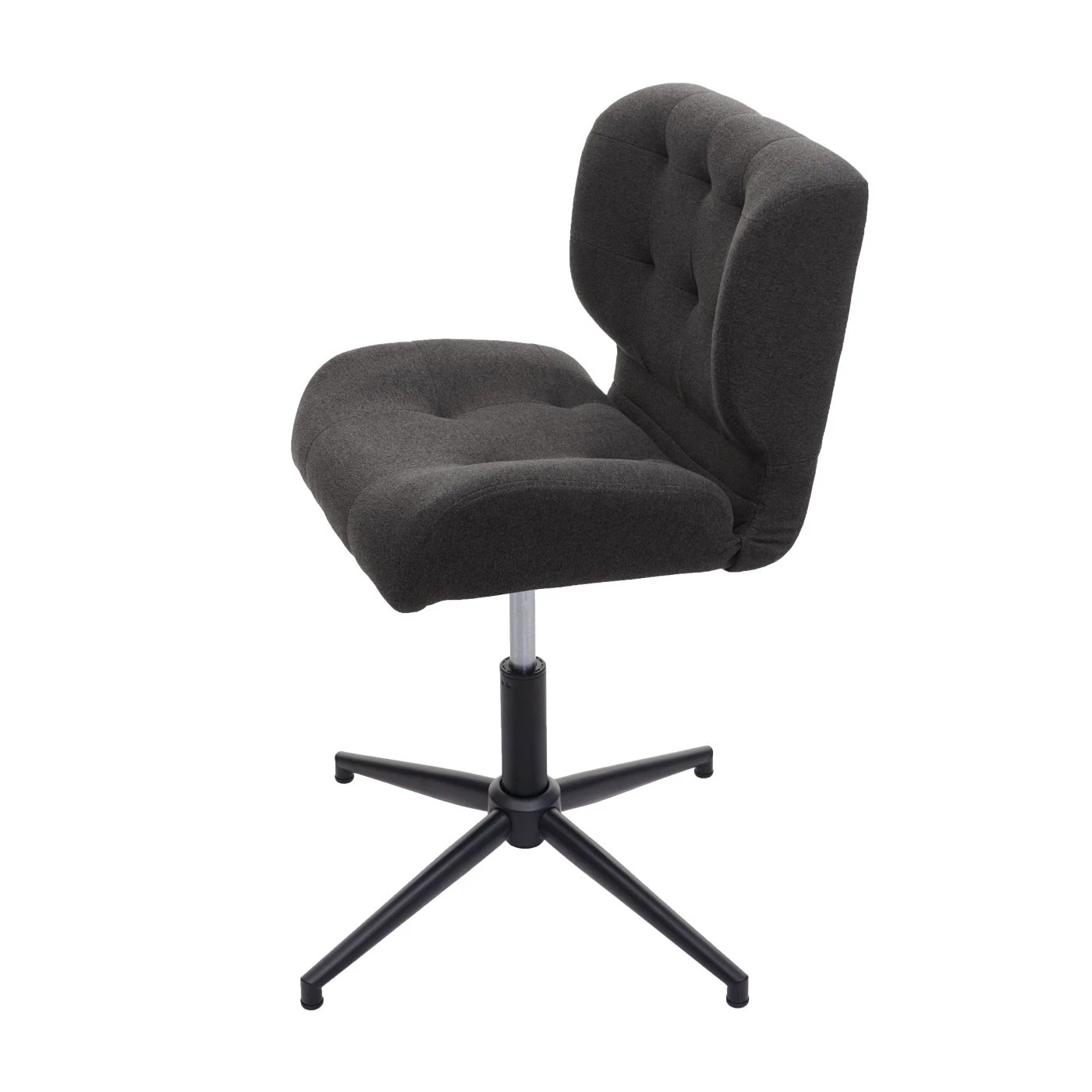 Bürostuhl HWC-H42 - Schwarz - Grau - Textil 2 Bürostuhl HWC-H42 - Schwarz - Grau - Textil – Bild 2