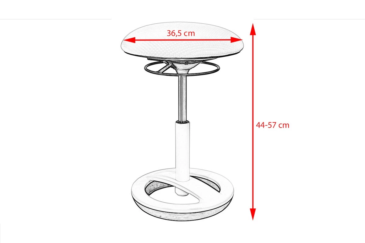 KAWOLA Bürostuhl RINGO Hocker weiß - KAWOLA Bürostuhl RINGO Schreibtischstuhl Hocker weiß 8 KAWOLA Bürostuhl RINGO Hocker weiß - KAWOLA Bürostuhl RINGO Schreibtischstuhl Hocker weiß – Bild 8