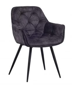 Dimehouse Audrey Esszimmerstuhl Anthrazit Armlehne