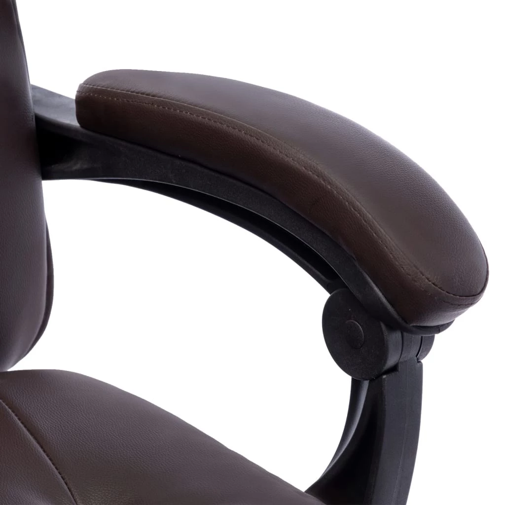 VidaXL Bürostuhl Braun Kunstleder 5 VidaXL Bürostuhl Braun Kunstleder – Bild 5