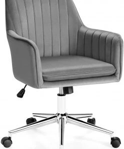 Costway Freizeit Bürostuhl Samt