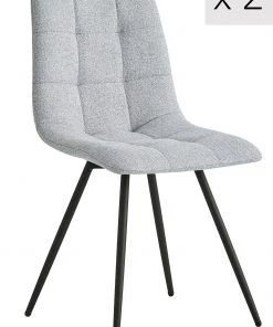 Nordlys Polsterstühle (2er Set) BJORN - Grau