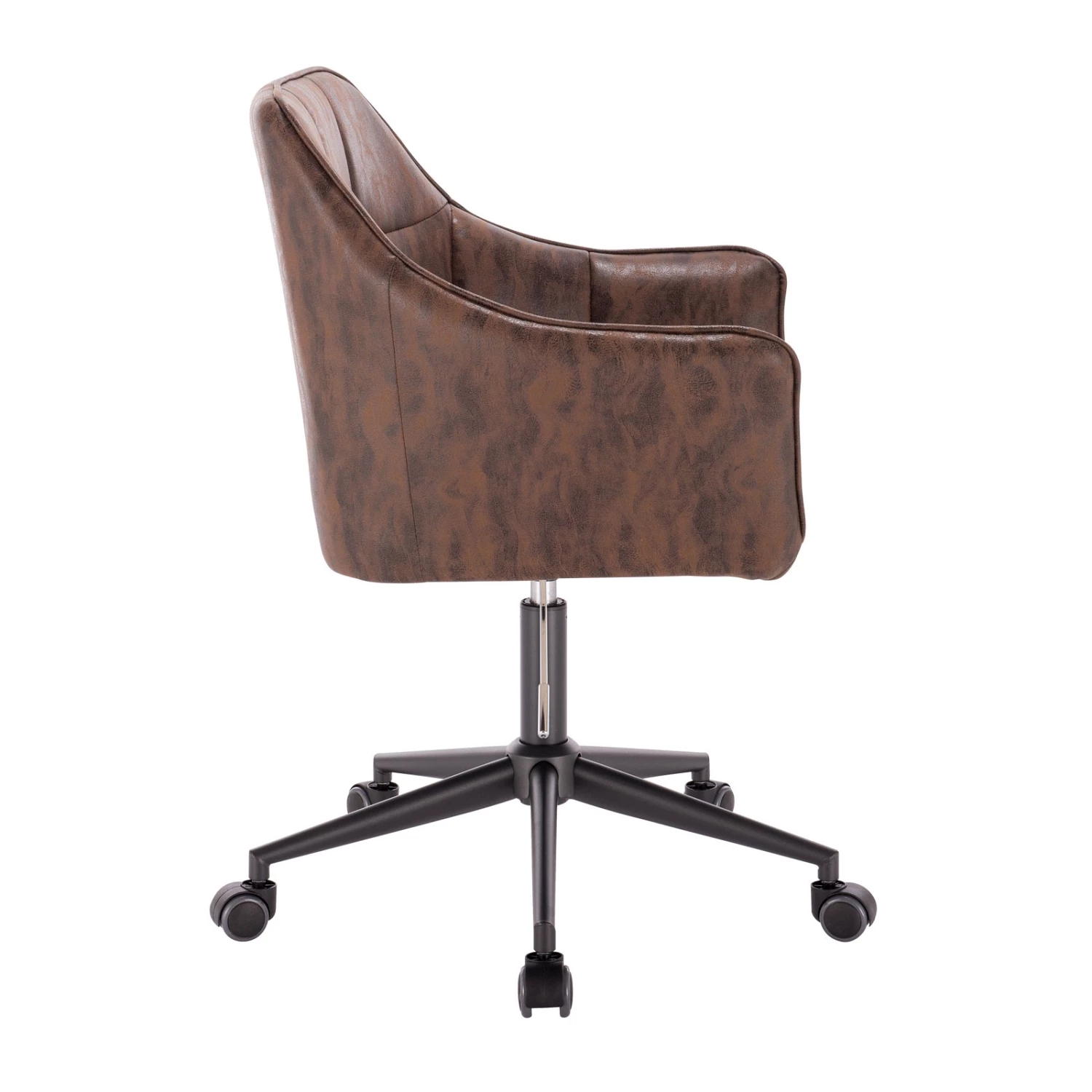 SVITA Drehstuhl Kunstleder Braun 3 SVITA Drehstuhl Kunstleder Braun – Bild 3