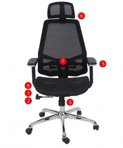 Bürostuhl HWC-A58 - Schwarz -Deutschland Stühle Verkaufs-Shop a173db7af0c94286889a0b95d8b68f16