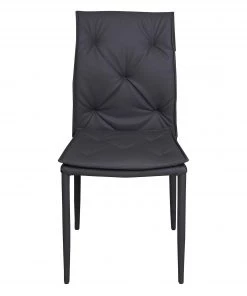 Dmora Moderner Stuhl aus Kunstleder