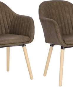 Woltu Esszimmerstuhl Vanessa (2er Set)