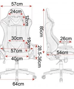 Woltu Gaming Stuhl Daniel - Schwarz - Blau -Deutschland Stühle Verkaufs-Shop a3cae98b8eab435d9dcc3ffd0b5ba344