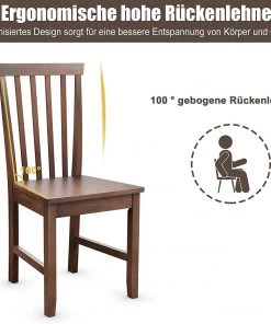 Costway 2er Set Esszimmerstühle -Deutschland Stühle Verkaufs-Shop a66d2bf740f4453abaff768979472b48