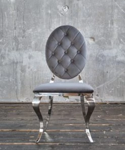 KAWOLA Esszimmerstuhl LINDA Velvet - Grau -Deutschland Stühle Verkaufs-Shop a726c15d6fa640fc975d0fd6c2986538