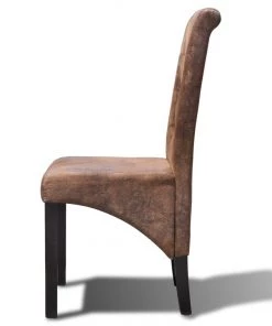 VidaXL Esszimmerstuhl - vidaXL Esszimmerstühle 6 Stk. Braun Kunstleder -Deutschland Stühle Verkaufs-Shop a77890f0c1de4c169d3a1f133c0d0a07