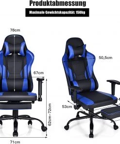 Costway Gaming Stuhl Drehstuhl -Deutschland Stühle Verkaufs-Shop a82983f335fc4307a55dfb3b7c8883e8