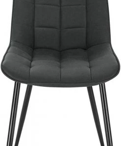 Woltu Esszimmerstuhl Mireya (2er Set) - Anthrazit - 50 x 83 cm - 2er Set -Deutschland Stühle Verkaufs-Shop a9f74650e7884fd6905206e95564c669