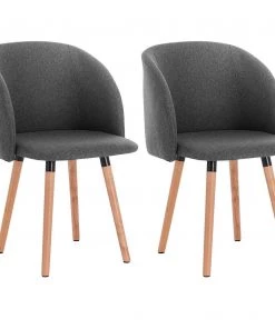 Woltu Esszimmerstuhl David(2er Set) - Grau