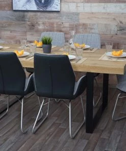 Esszimmerstuhl HWC-G73 (6er Set) - Grau -Deutschland Stühle Verkaufs-Shop ac83fee8af0648f0959569455be265a6