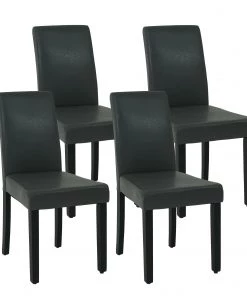 Esszimmerstuhl HWC-J99 (4er-Set) - Grau