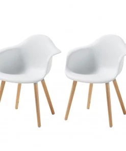 Mørteens Armlehnenstuhl Cevo (2er-Set) - Weiß