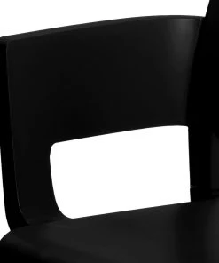 Blanke Design Armlehnenstuhl Fiona (2er-Set) - Kunstoff - Schwarz -Deutschland Stühle Verkaufs-Shop armlehnenstuhl fiona 2er set glasfaser schwarz 1410414