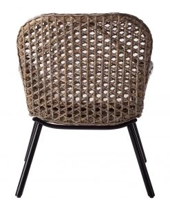 Ars manufacti Armlehnenstuhl Hawea (inkl. Sitzkissen) - Rattan / Metall - Rattan / Schwarz -Deutschland Stühle Verkaufs-Shop armlehnenstuhl hawea rattan akazie massiv 4339456