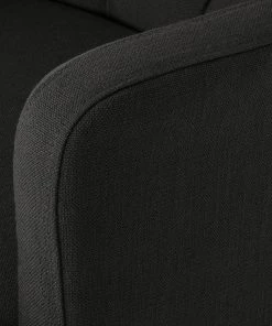 Maison Belfort Armlehnenstuhl Austin - Webstoff Kyra: Dunkelgrau -Deutschland Stühle Verkaufs-Shop armlehnstuhl austin webstoff eiche massiv dunkelgrau 4191752