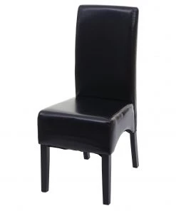 HWC Esszimmerstuhl Latina - Schwarz - Schwarz