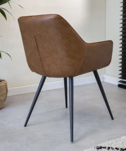 Dimehouse Cara Esszimmerstuhl Industrial - Braun -Deutschland Stühle Verkaufs-Shop b0e8319044124e25b912649e40bde53f