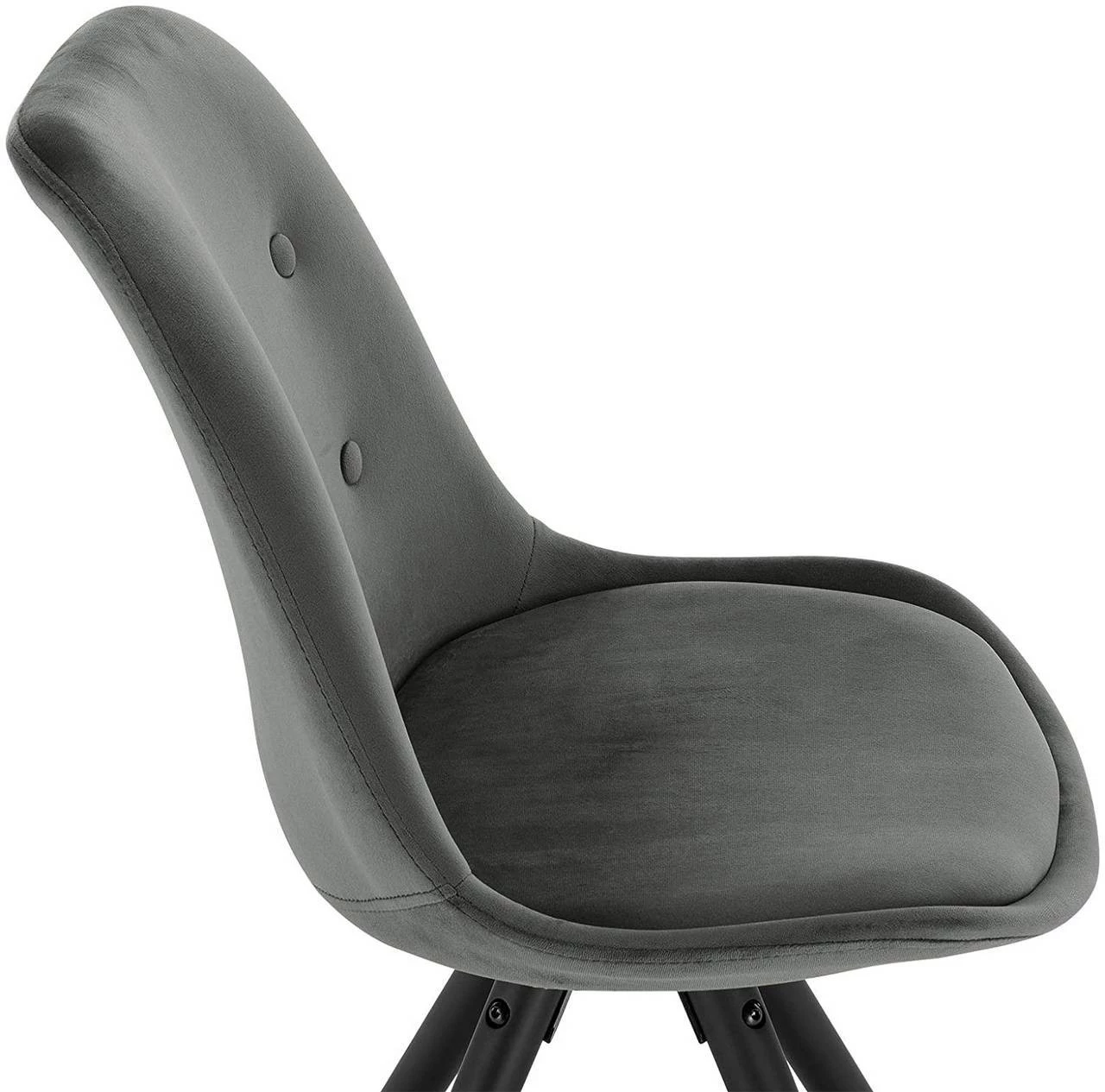 Woltu Esszimmerstuhl Angelina (2er Set) - Grau 5 Woltu Esszimmerstuhl Angelina (2er Set) - Grau – Bild 5