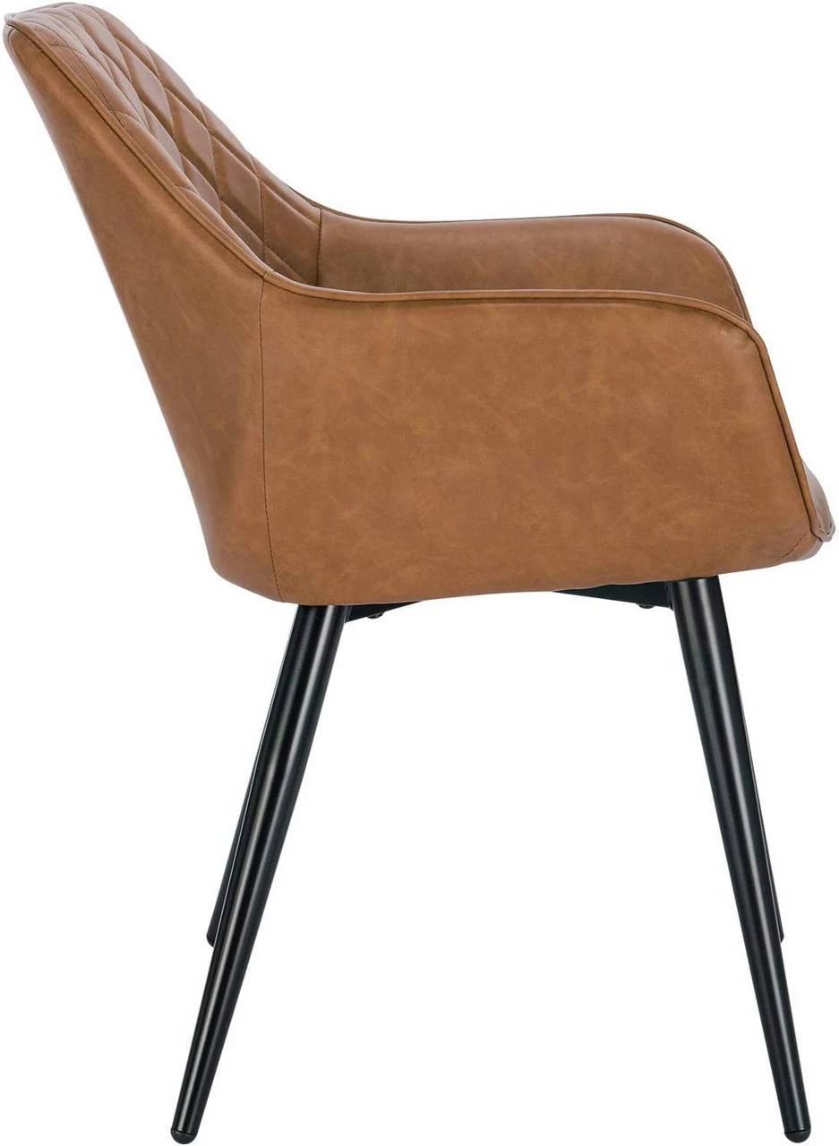 Woltu Esszimmerstuhl Samira - Braun 4 Woltu Esszimmerstuhl Samira - Braun – Bild 4