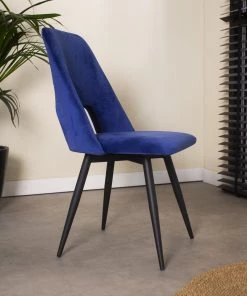 Dimehouse Mila Esszimmerstuhl Industrial - Blau -Deutschland Stühle Verkaufs-Shop b37b6aac09554bb2bef43417f775ff3e