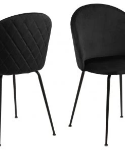 Ebuy24 Lorry Esszimmerstuhl schwarz.