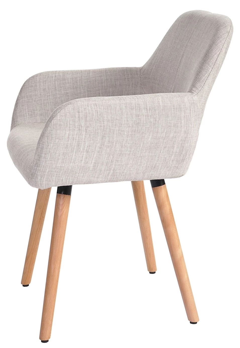 Esszimmerstuhl HWC-A50 II - Beige - Grau - Braun - Holz teilmassiv - Textil 2 Esszimmerstuhl HWC-A50 II - Beige - Grau - Braun - Holz teilmassiv - Textil – Bild 2