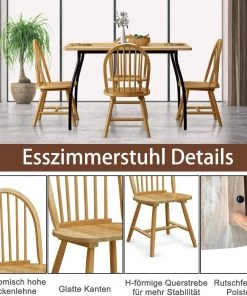 Costway 2er Set Esszimmerstühle -Deutschland Stühle Verkaufs-Shop b53ce12dc6c543c3b23a43e666350769