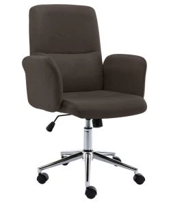 VidaXL Bürostuhl Braun Stoff