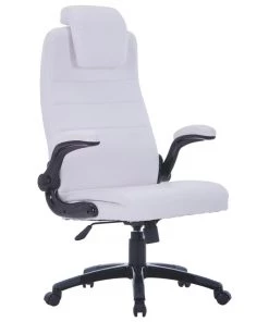 VidaXL Bürostuhl Kunstleder Verstellbar - Weiß